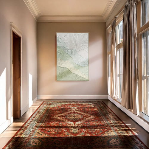 Sage Ripple Framed Canvas Wall Art