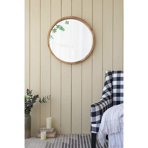 Meringa Round Mirror | Temple & Webster