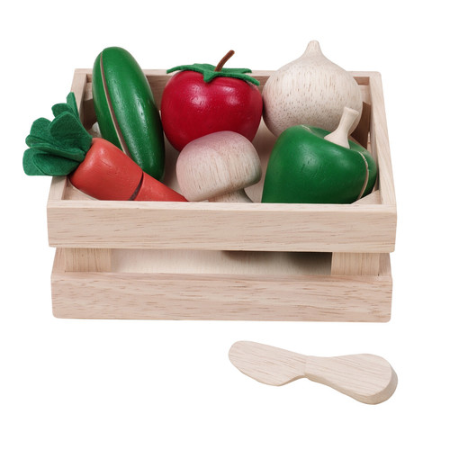 Wonderworld Wooden Vegetable Basket Toy & Reviews | Temple & Webster