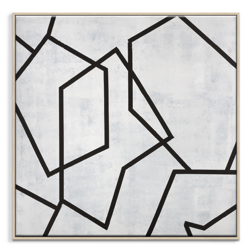 Geometric 5 Framed Print Temple & ster