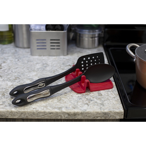 4 Slot Silicone Spoon Rest