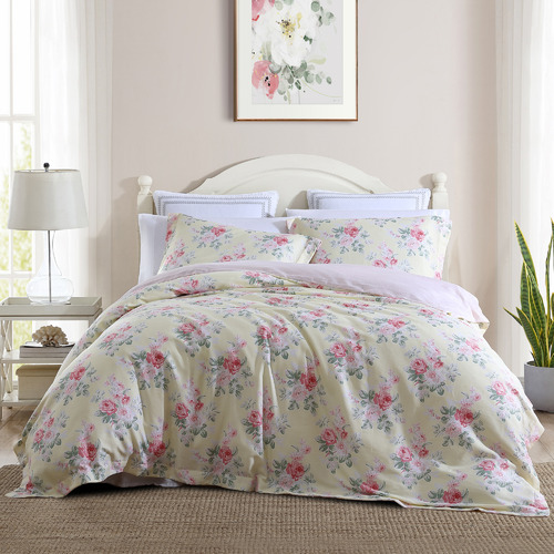 Lauraashley Yellow Melany Cotton Quilt, Laura Ashley Duvet Covers Canada