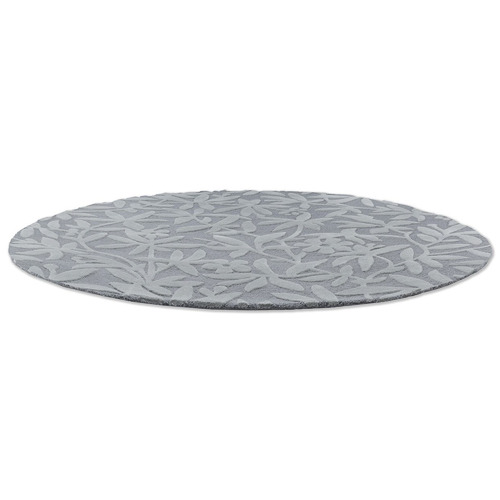 Dark Steel Cleavers Hand-Tufted Round Rug