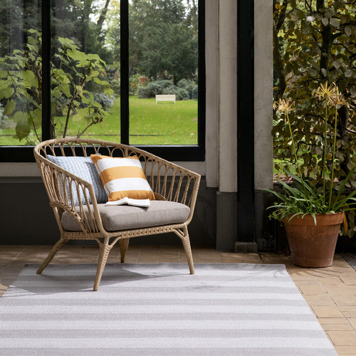 Dove Grey Lille Outdoor Rug