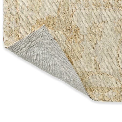 Pale Gold Newborough Cotton Chenille Rug