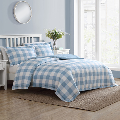 LauraAshley Cynthia Cotton Quilt Cover Set Temple & ster