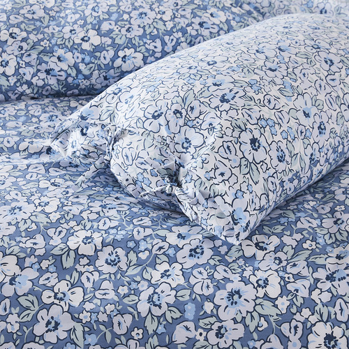 Blue Libby Quilt Cover Set