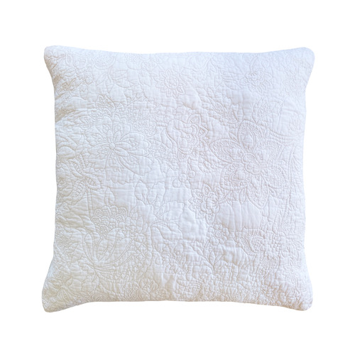 Off White Trailing Laurissa European Pillowcase