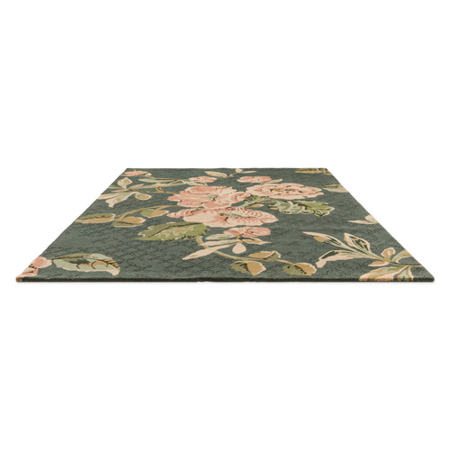 Fern Green La Aylworth Hand-Tufted Wool Rug