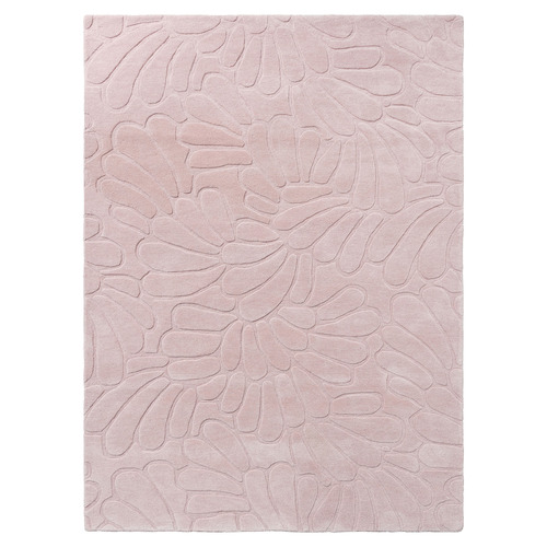 Chalk Pink La Coleby Petals Hand-Tufted Wool Rug