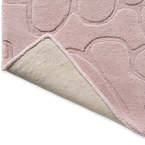 Chalk Pink La Coleby Petals Hand-Tufted Wool Rug
