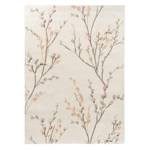 Dove Grey La Pussy Willow Hand-Tufted Wool Rug