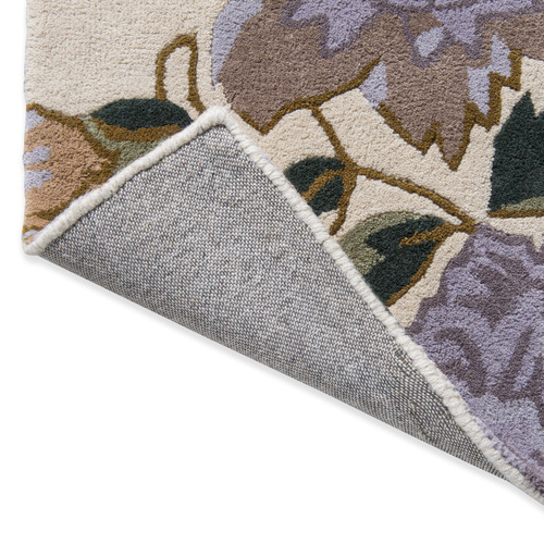 Heather Purple La Wendling Floral Hand-Tufted Wool Rug