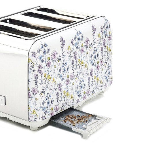 China Rose 4 Slice Stainless Steel Toaster