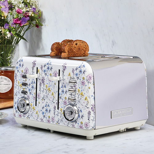 China Rose 4 Slice Stainless Steel Toaster