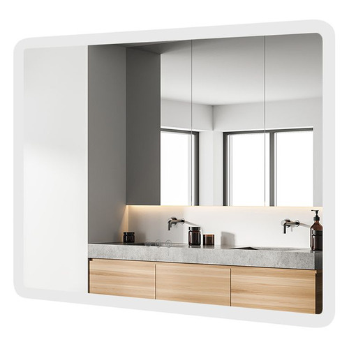 Ziggy Rectangular Aluminium LED Mirror