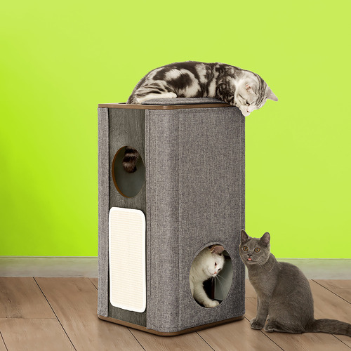 World Cubox Lulu's World Cat Scratcher PawHut Cat Tree Barrel