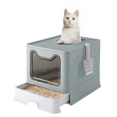 BraxtonHome Bast Foldable Cat Litter Box | Temple & Webster