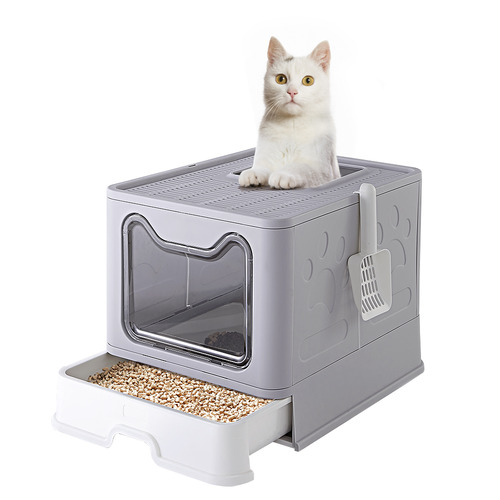 BraxtonHome Bast Foldable Cat Litter Box | Temple & Webster