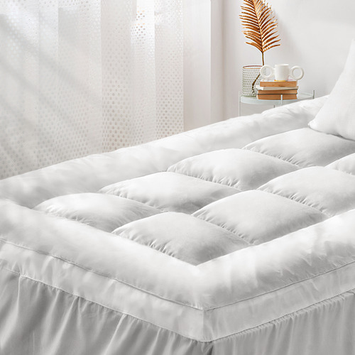 BraxtonHome Zoilo Cotton Mattress Topper Temple & ster