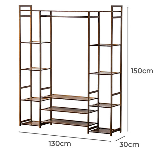 130cm Guerrero Bamboo Clothing Rack