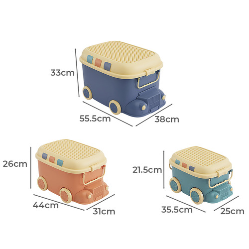 BraxtonHome 3 Piece Kids' Klytie Toy Box Set Temple & ster