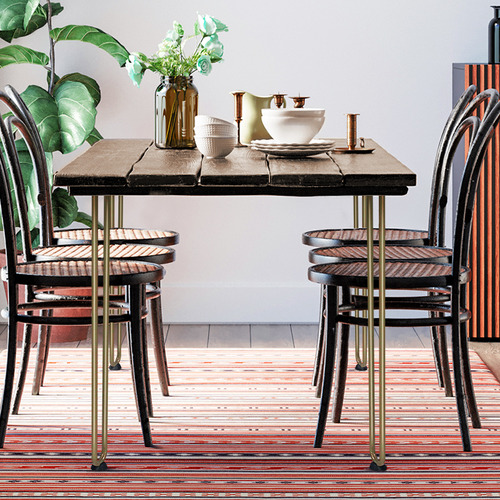 Francia 2 Rods Dining Table Legs