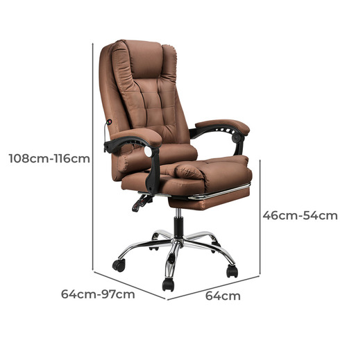 Eldrik Massage Executive Chair with Footrest