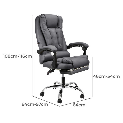Eldrik Massage Executive Chair with Footrest
