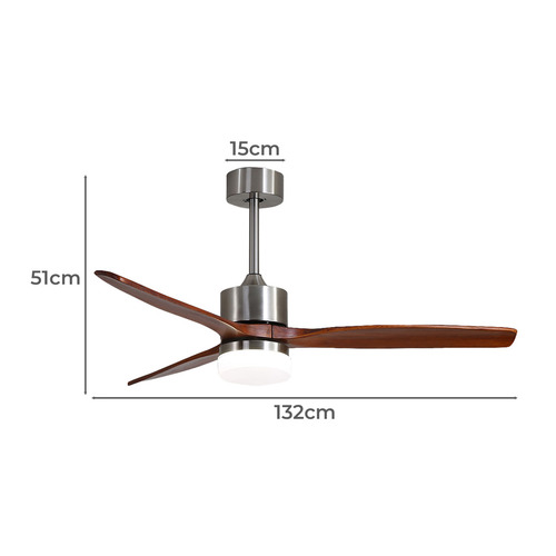 BraxtonHome Hector AC Ceiling Fan with LED | Temple & Webster