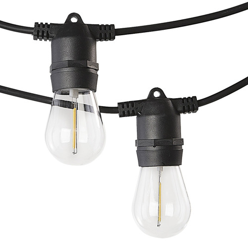 BraxtonHome 20m Warm White Outdoor Festoon Lights Temple & ster