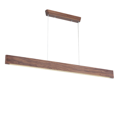 Galej Walnut Wood LED Pendant Light