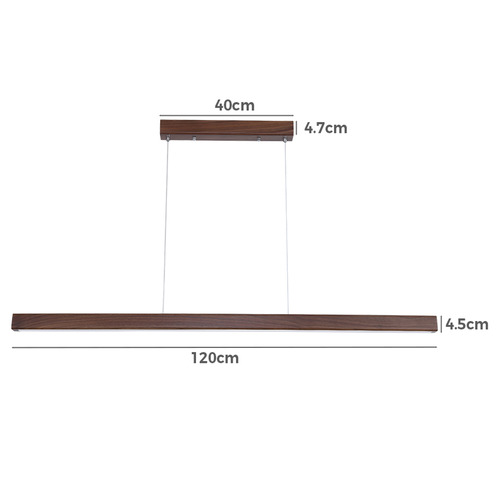 Twyla Walnut Pendant Light
