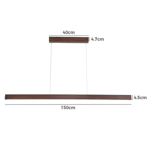 Twyla Walnut Pendant Light