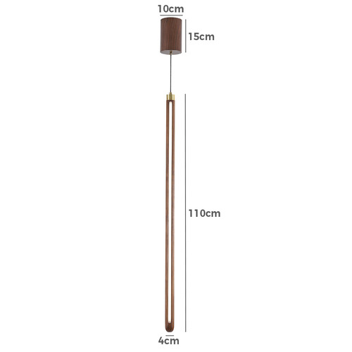 Pan Walnut Pendant Light