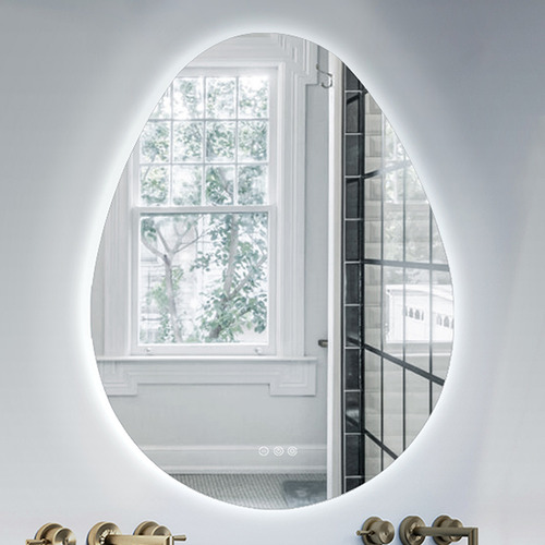 Orlando Drop-Shaped LED Bathroom Mirror
