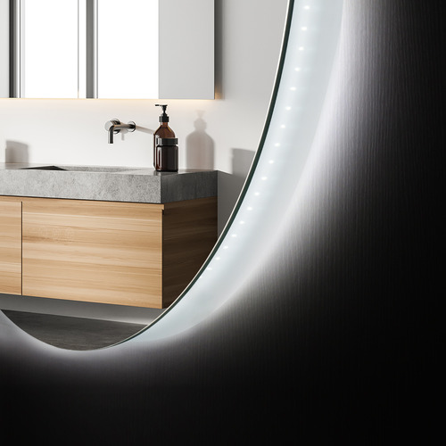 Orlando Drop-Shaped LED Bathroom Mirror