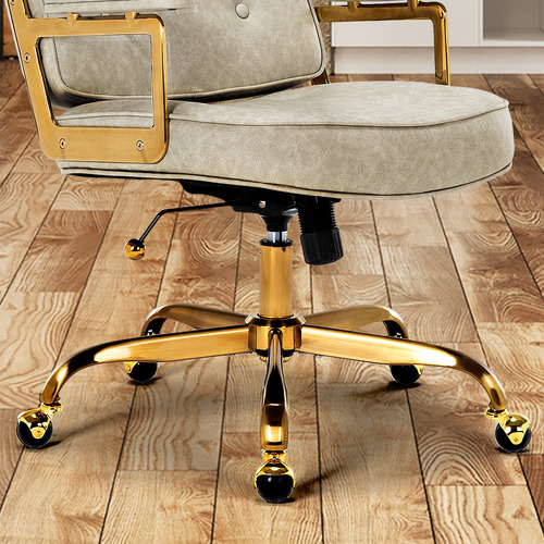 Aman Mid Back Faux Leather Executive Office Chair