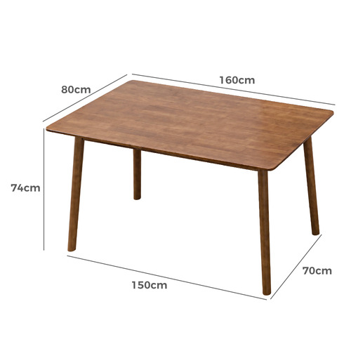 Amyra Rubberwood Dining Table