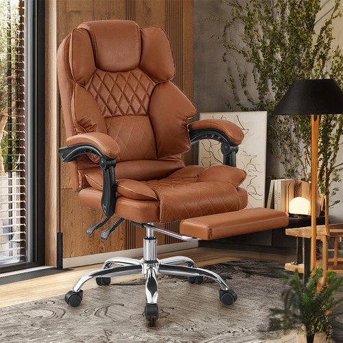 Dias-Faux-Leather-Executive-Chair-with-Footrest