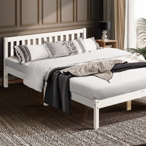 White-Hamilton-Pine-Wood-Platform-Bed