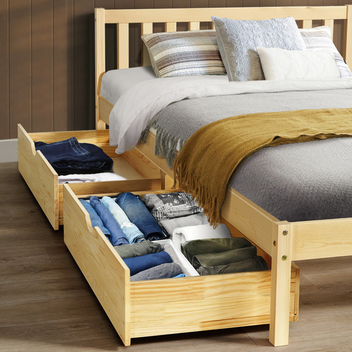 Natural-Hamilton-Pine-Wood-Platform-Bed
