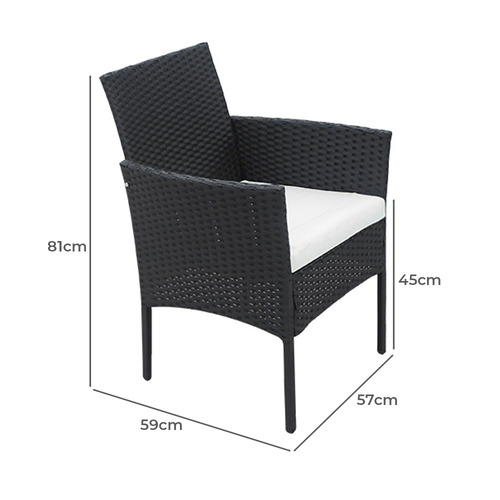 4 Seater Tobias Outdoor Dining Table & Chair Set