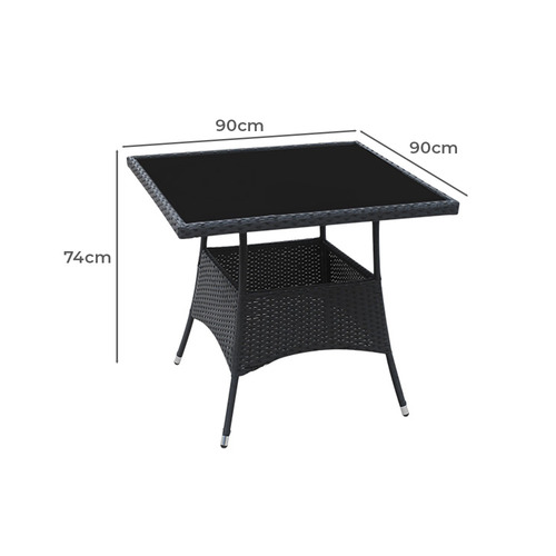 4 Seater Tobias Outdoor Dining Table & Chair Set