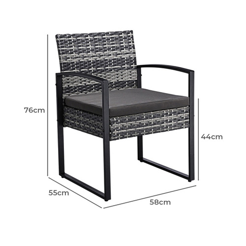 2 Seater Dirk Outdoor Bistro Set