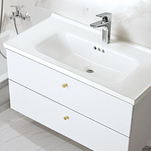 Linos 800mm Wall Mounted Single Vanity with Basin