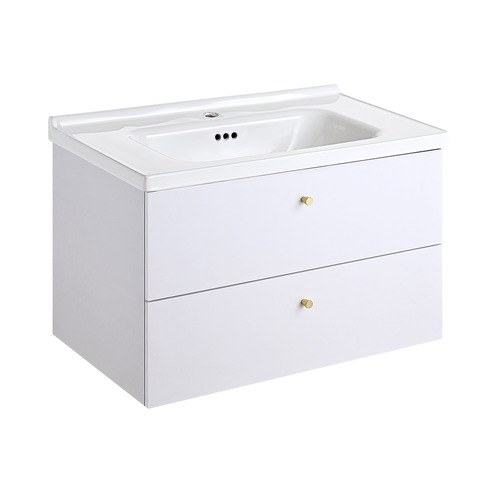 Linos 800mm Wall Mounted Single Vanity with Basin