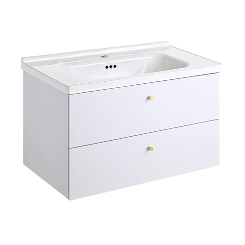 Linos 900mm Wall Mounted Single Vanity with Basin