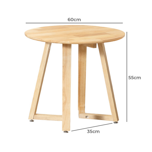Celestial Wood Side Table