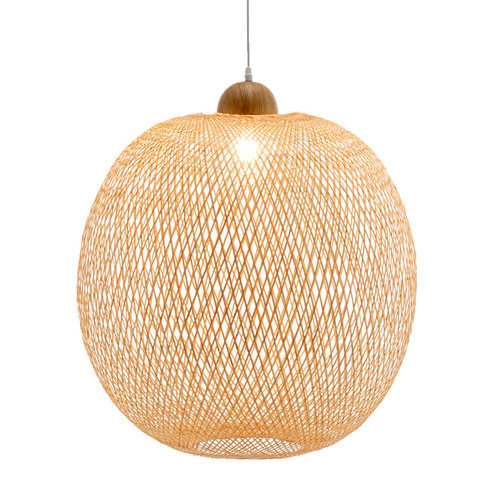 Lucy Handwoven Bamboo Pendant Light
